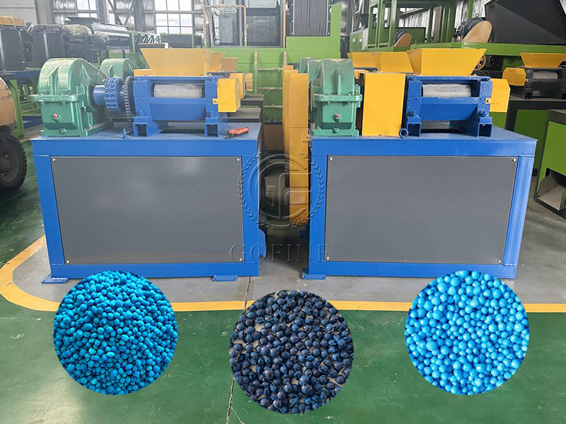 Features of the new blue NPK fertilizer granulator