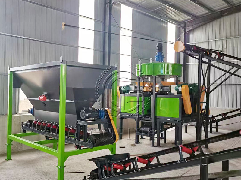 50000 ton Organic fertilizer extrusion granulation production line