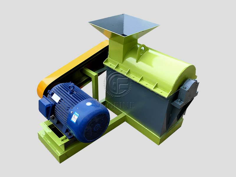 Semi wet material crusher