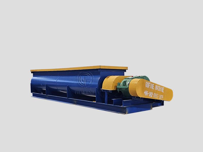 Twin shaft horizontal mixer