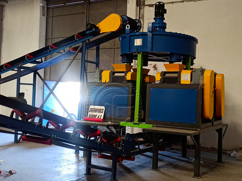 Turkmenistan compound fertilizer granulation production line site