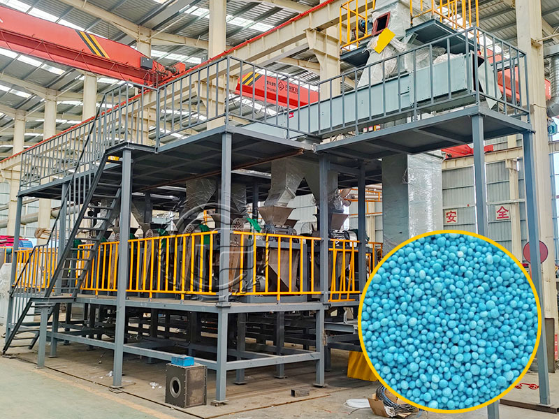 Efficient 3-5t/h NPK fertilizer production line