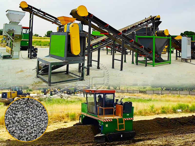 Chinese equipment empowers Central Asia-organic fertilizer extrusion production line