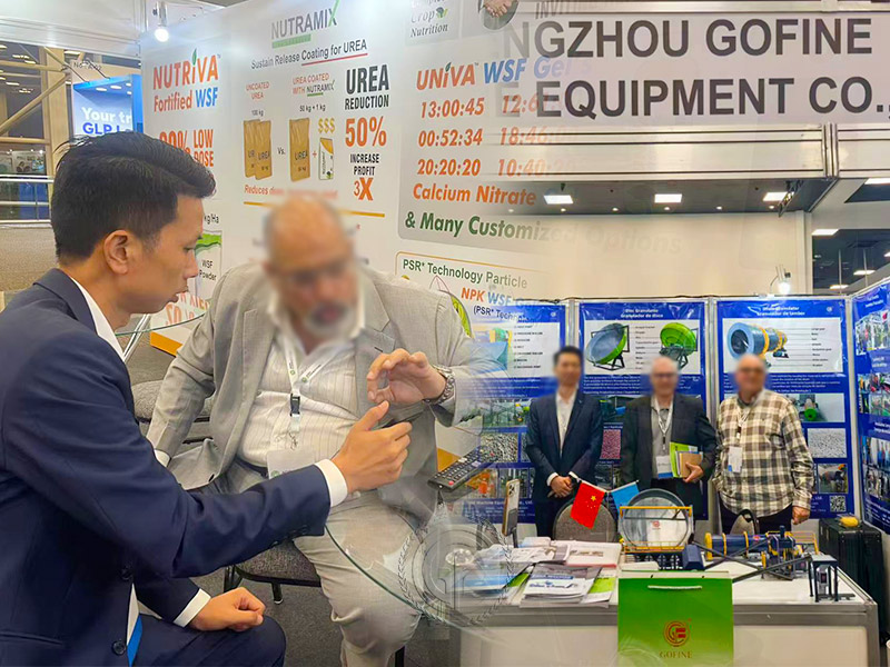Stunning at the Brazilian Agricultural Exhibition! Gofine Fertilizer Granulator Equipment