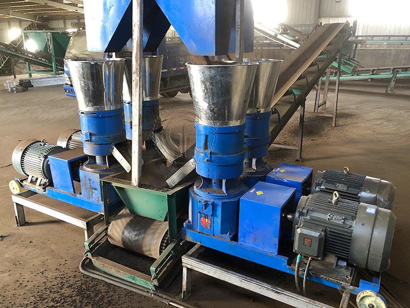 Flat Die Fertilizer Granulator for Pillared Organic Fertilizer Production